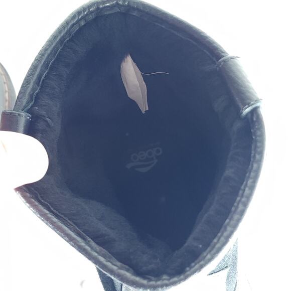 Abeo Men's Bryson US10,5 Full Grain Black Leather PullUp Orthotic Shearling Boot - Picture 10 of 16